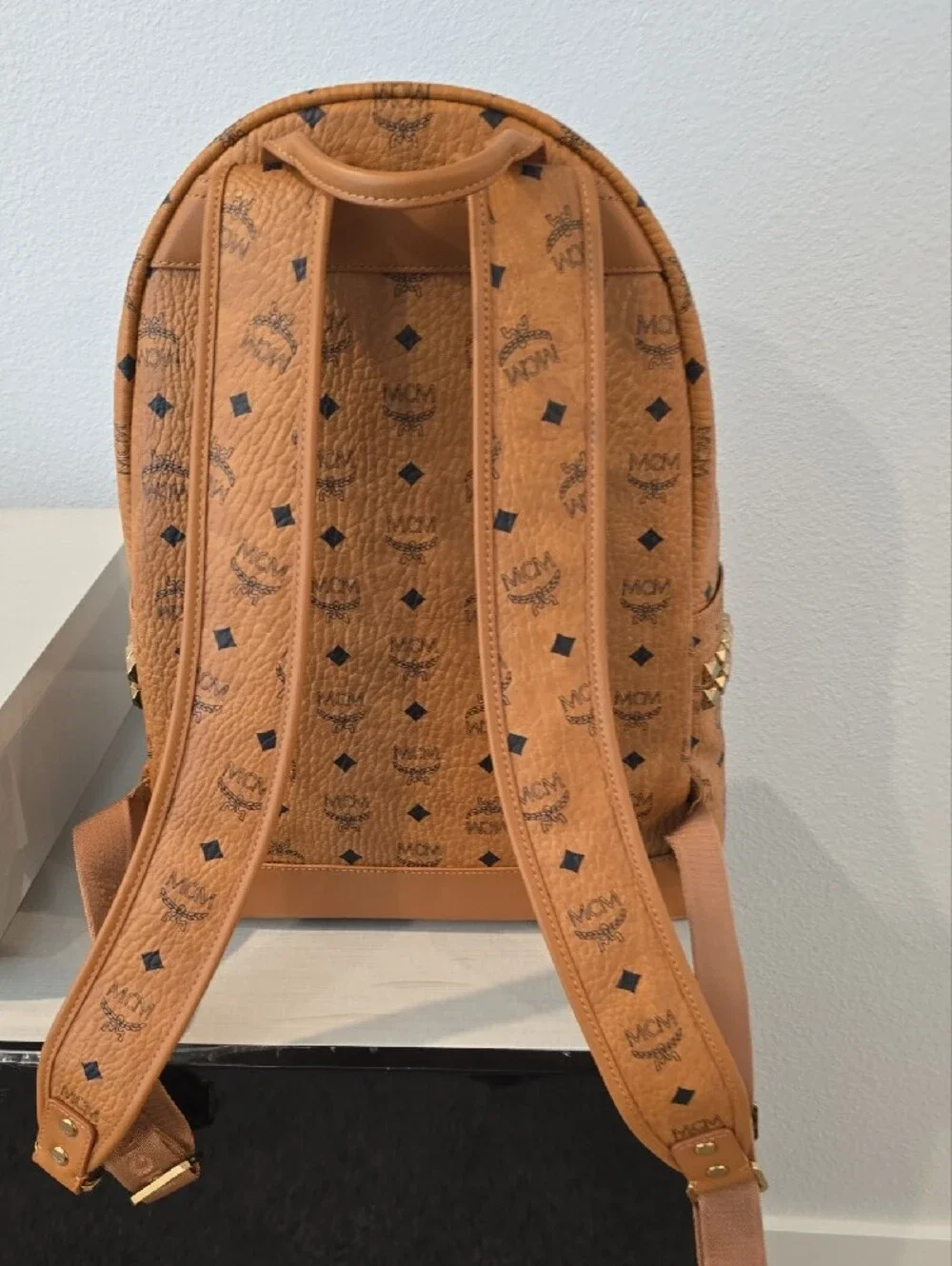 MCM backpack cognac